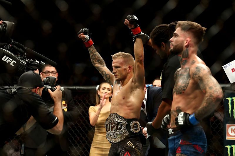 TJ Dillashaw is looking to become a three-time UFC bantamweight champion