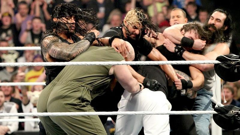 The Shield and The Wyatt Family feuded in 2014