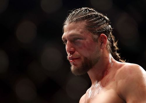 Brian Ortega during his only setback to Max Holloway at UFC 231