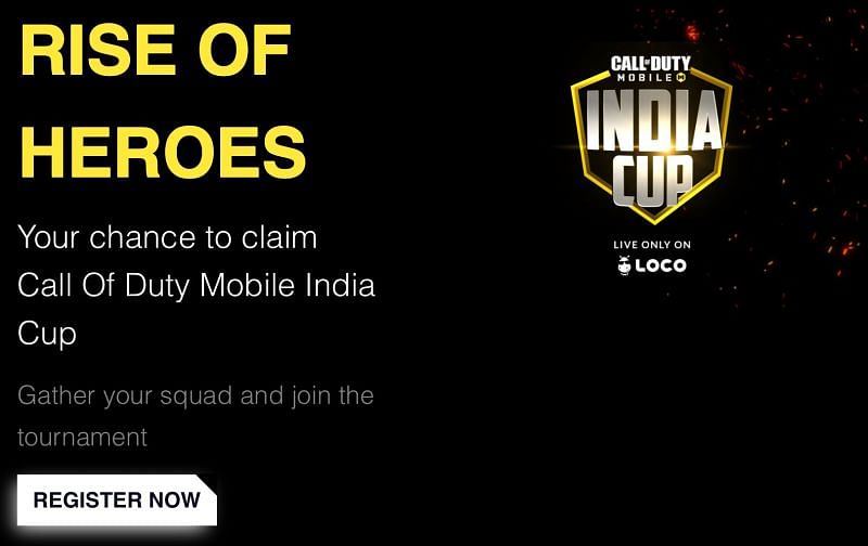 The Call of Duty Mobile India Cup