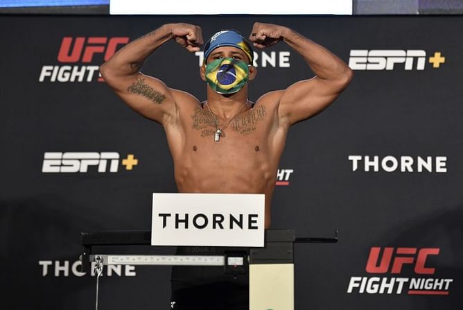 Gilbert Burns wants the contract for his UFC welterweight title fight with Kamaru Usman