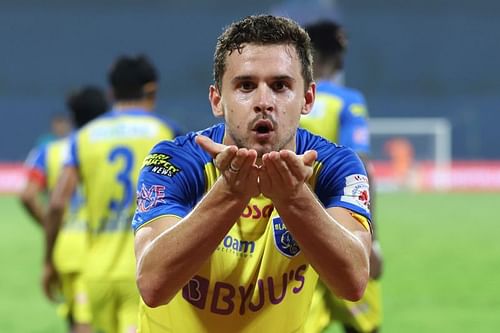 Jordan Murray scored the second goal for Kerala Blasters to seal the tie for them (Image Courtesy: ISL Media)