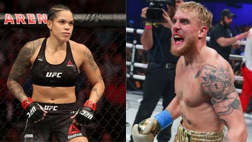 Amanda Nunes and Jake Paul