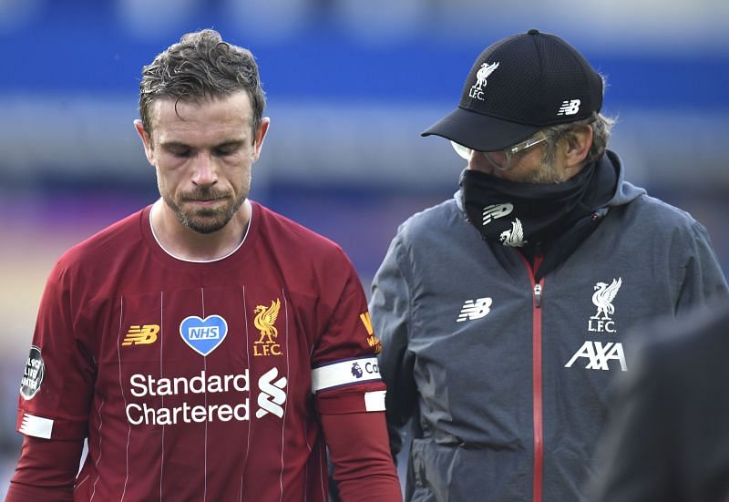 Jordan Henderson&#039;s winner against Everton was controversially chalked off by VAR.