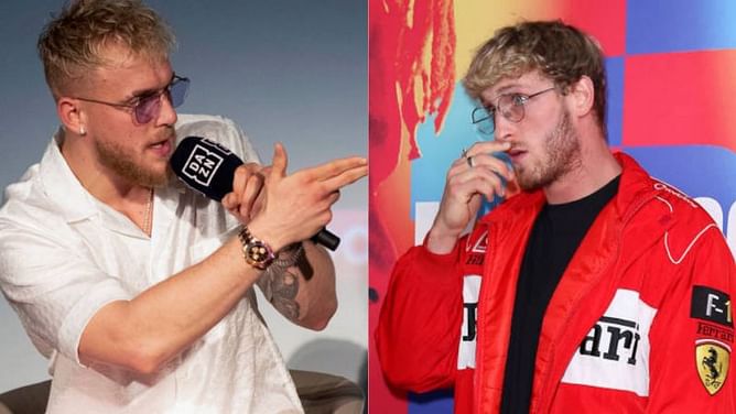 "My brother is a fake fighter" - Jake Paul slams Logan for fighting Floyd Mayweather