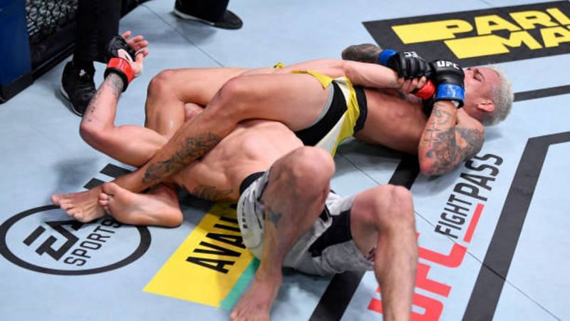 Tony Ferguson fought Charles Oliveira at UFC 256