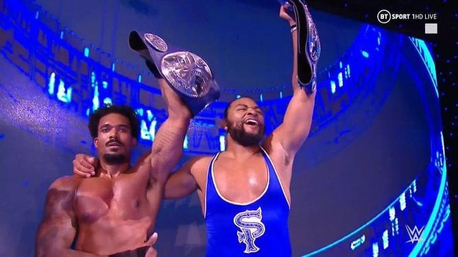 The Street Profits retain the SmackDown Tag Team titles in controversial fashion