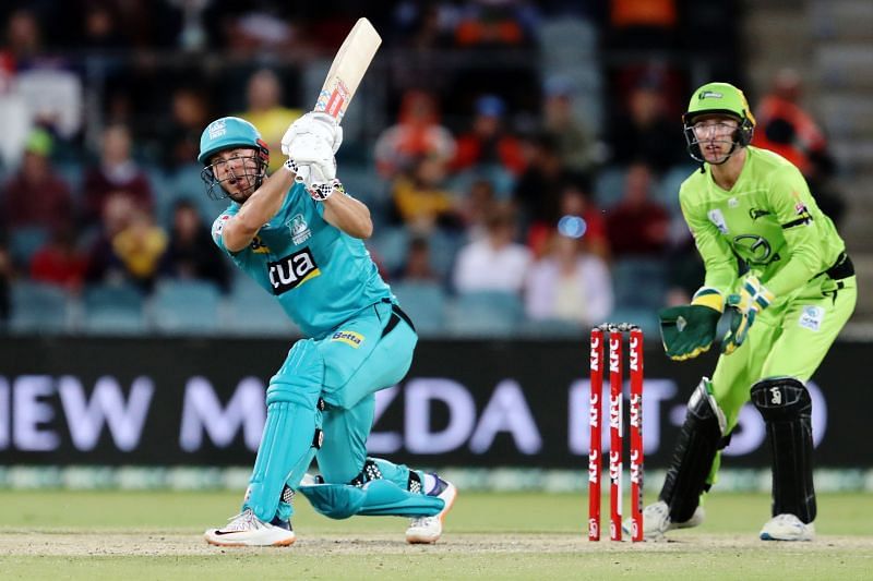 Chris Lynn was allowed to play for the Heat but had to socially distance from his teammates.