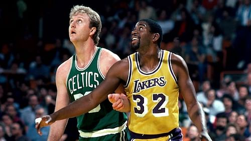 Larry Bird and Magic Johnson