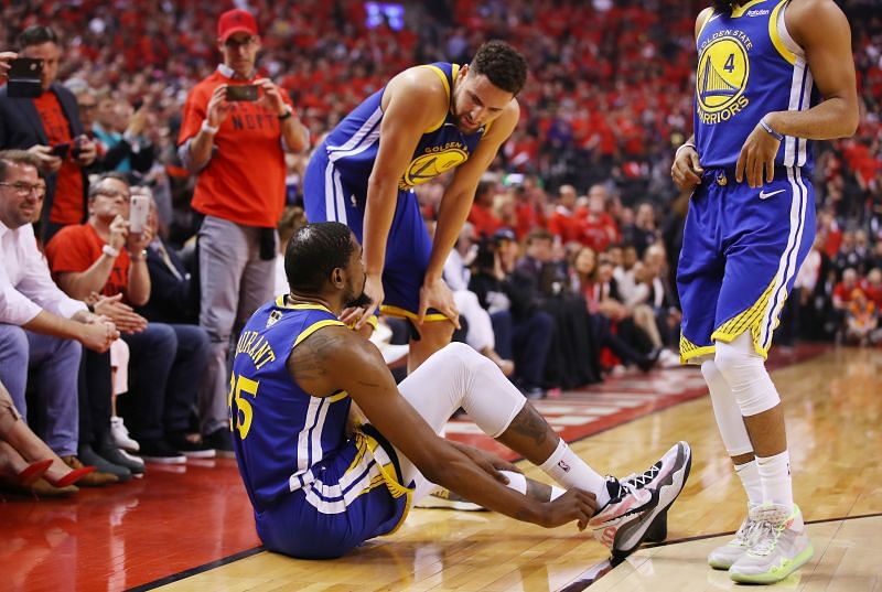 Kevin Durant's injury arguably cost the Warriors the 2019 Finals