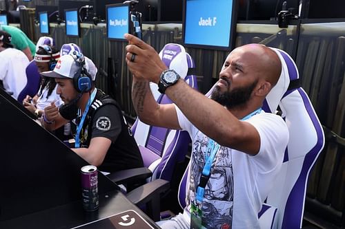 Demetrious Johnson in a Fortnite event