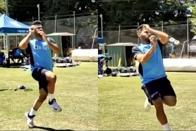 IND v AUS 2020: Shardul Thakur spotted sweating it out in the nets ahead of Canberra ODI [Watch]