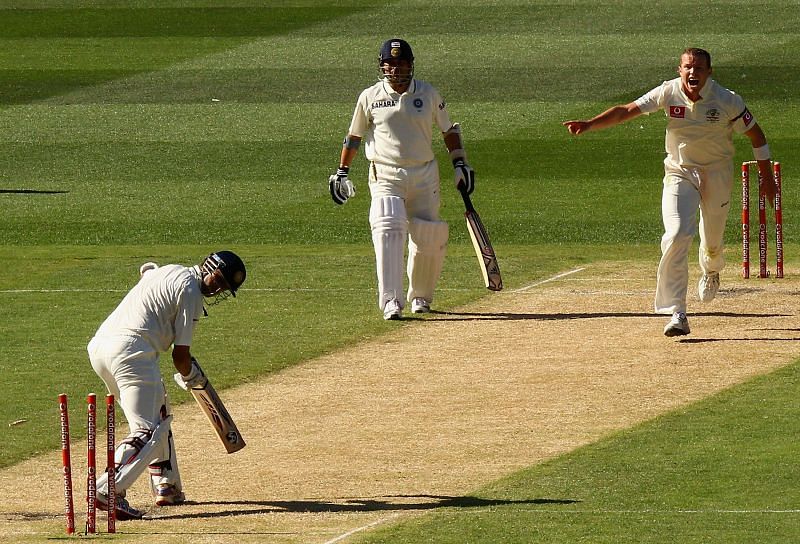 Rahul Dravid was dismissed &#039;bowled&#039; six times in his final tour to Australia. He announced his retirement after the series.
