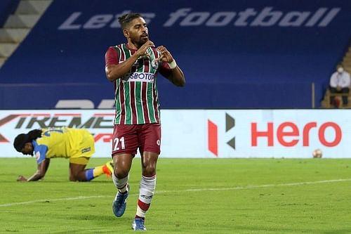 ATK Mohun Bagan's Roy Krishna has scored three goals in three matches (Courtesy - ISL)