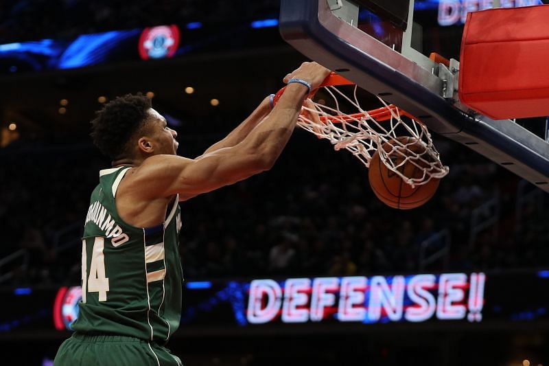 Milwaukee Bucks v Washington Wizards.