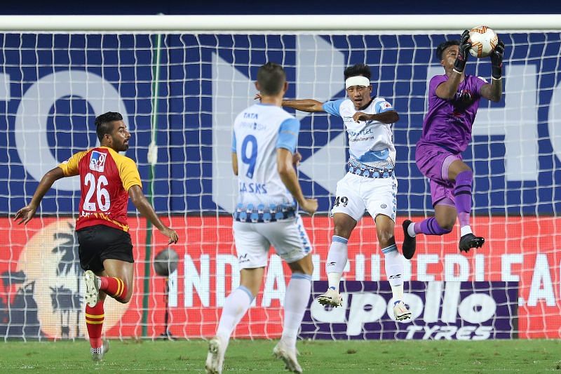 Jamshedpur FC were unable to break open a determined East Bengal back-line. Courtesy: ISL