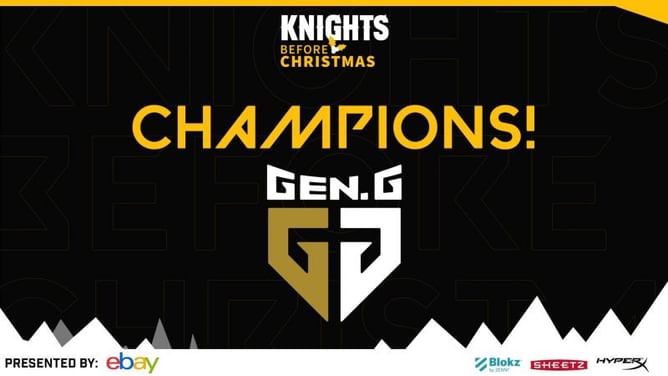 Gen.G Esports is the Valorant Knights Before Christmas champion