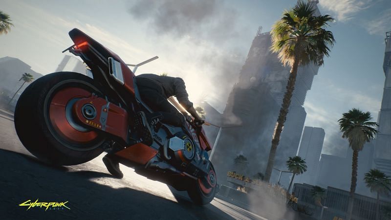 Players in Cyberpunk 2077 will get access to the ability to summon their car early in the game (Image via CD Projekt Red)