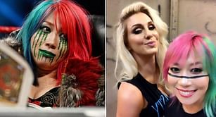 Asuka reacts to teaming up with Charlotte; jokes about having 8-on-2 Handicap match at TLC