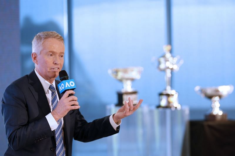 Craig Tiley at the Australian Open 2020 Launch