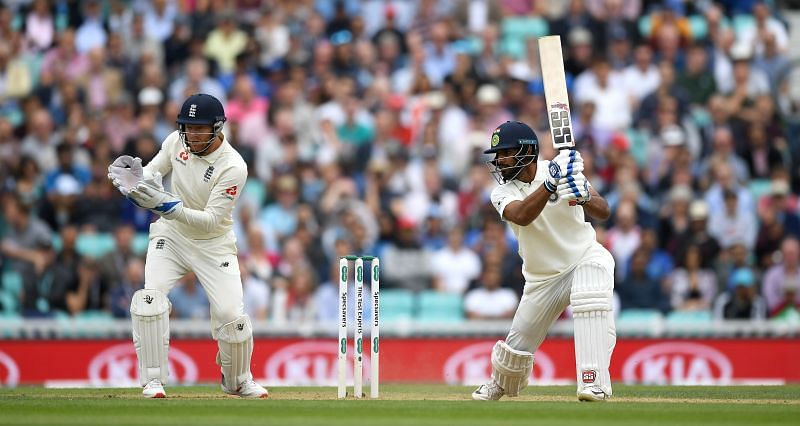 Hanuma Vihari is eye-catchingly compact at the crease