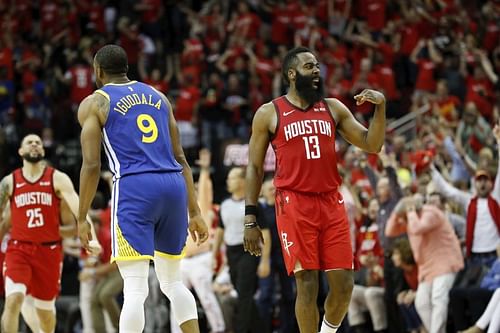 Golden State Warriors v Houston Rockets - Game Three