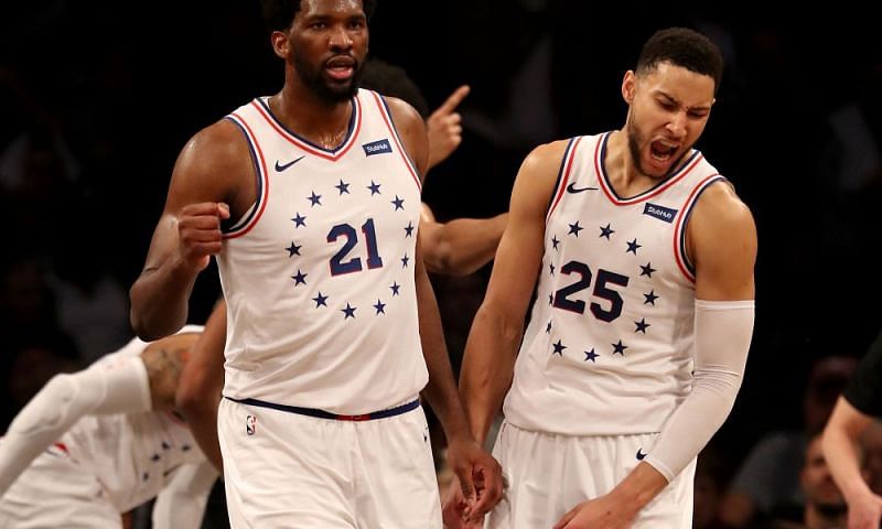 Joel Embiid and Ben Simmons