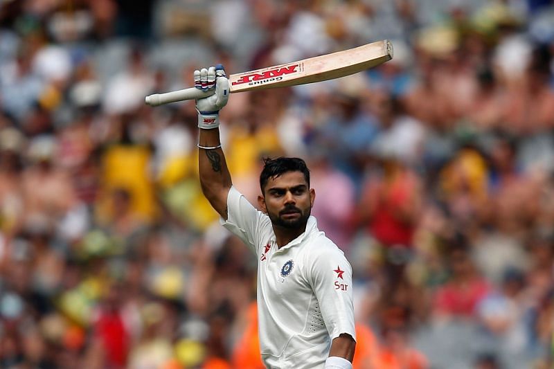 Virat Kohli scored a stunning century for India at Melbourne in 2014