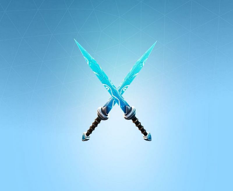 The Brr Witching Blades are two separate swords with which players can hack and slash through the environment with ease (Image via Epic Games)