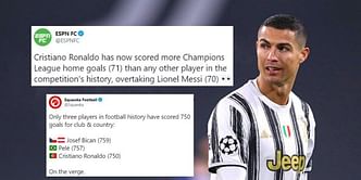 Twitter explodes as Cristiano Ronaldo reaches landmark in routine Juventus win