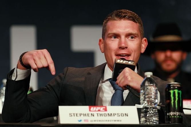 UFC welterweight Stephen Thompson reveals his tactic for dealing with trash talk