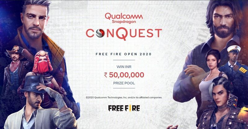 The Snapdragon Conquest Free Fire poster (Image via snapdragonconquest.com)