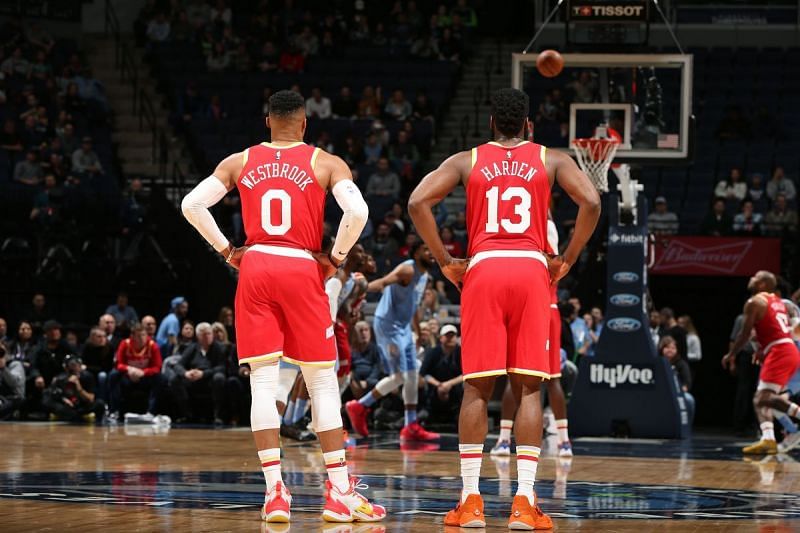 Russell Westbrook and James Harden