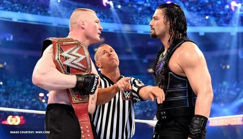 Brock Lesnar and Roman Reigns