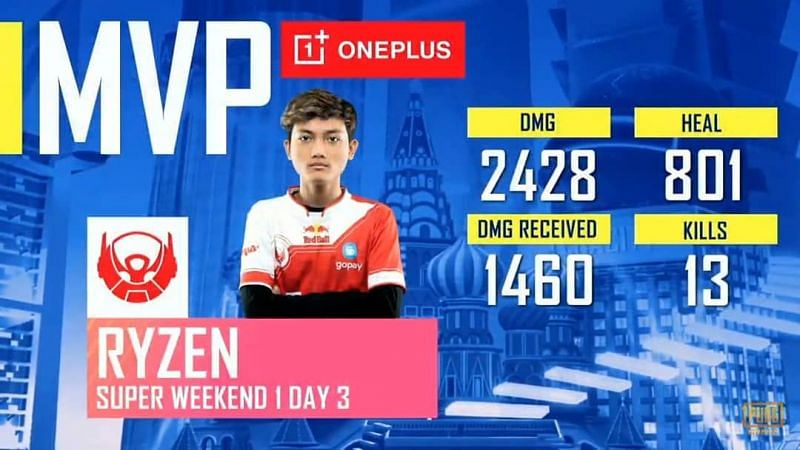 PMGC Superweekend week 1 day 3 MVP