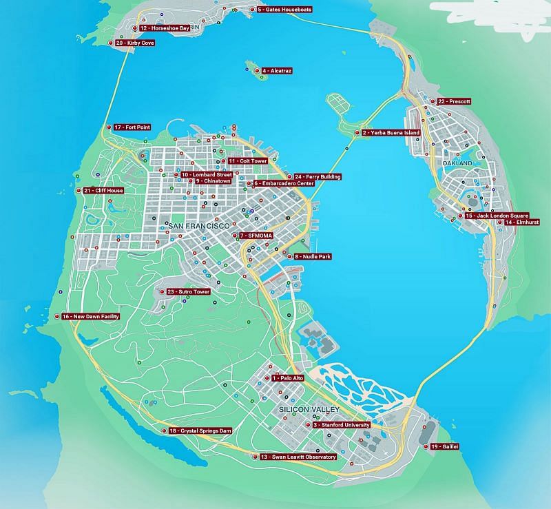 2 Maps From 2 GTA Games