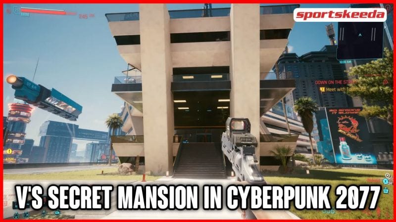 How to get into V's secret mansion in Cyberpunk 2077