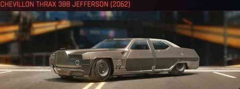This is another mid-ranged luxury limousine used by the managerial class in Night City (Image via CD Projekt RED)