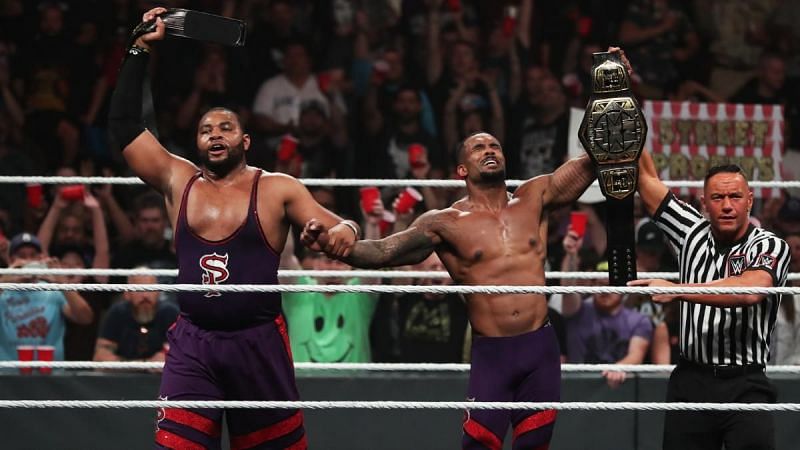 Montez Ford and Angelo Dawkins in WWE NXT