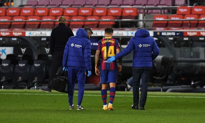 Barcelona provide update on Philippe Coutinho injury