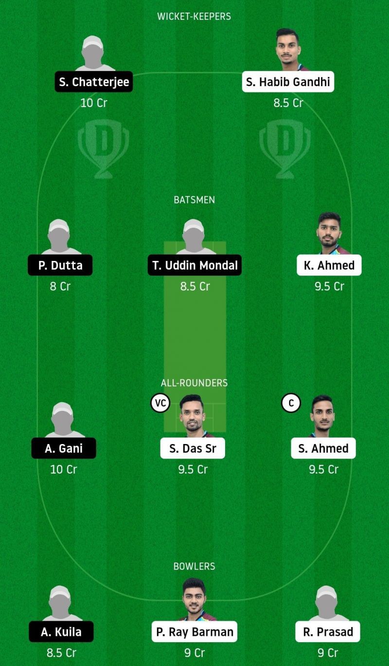 Dream11 team for TMC vs KAL Bengal T20 Match, 1st Semi-final.