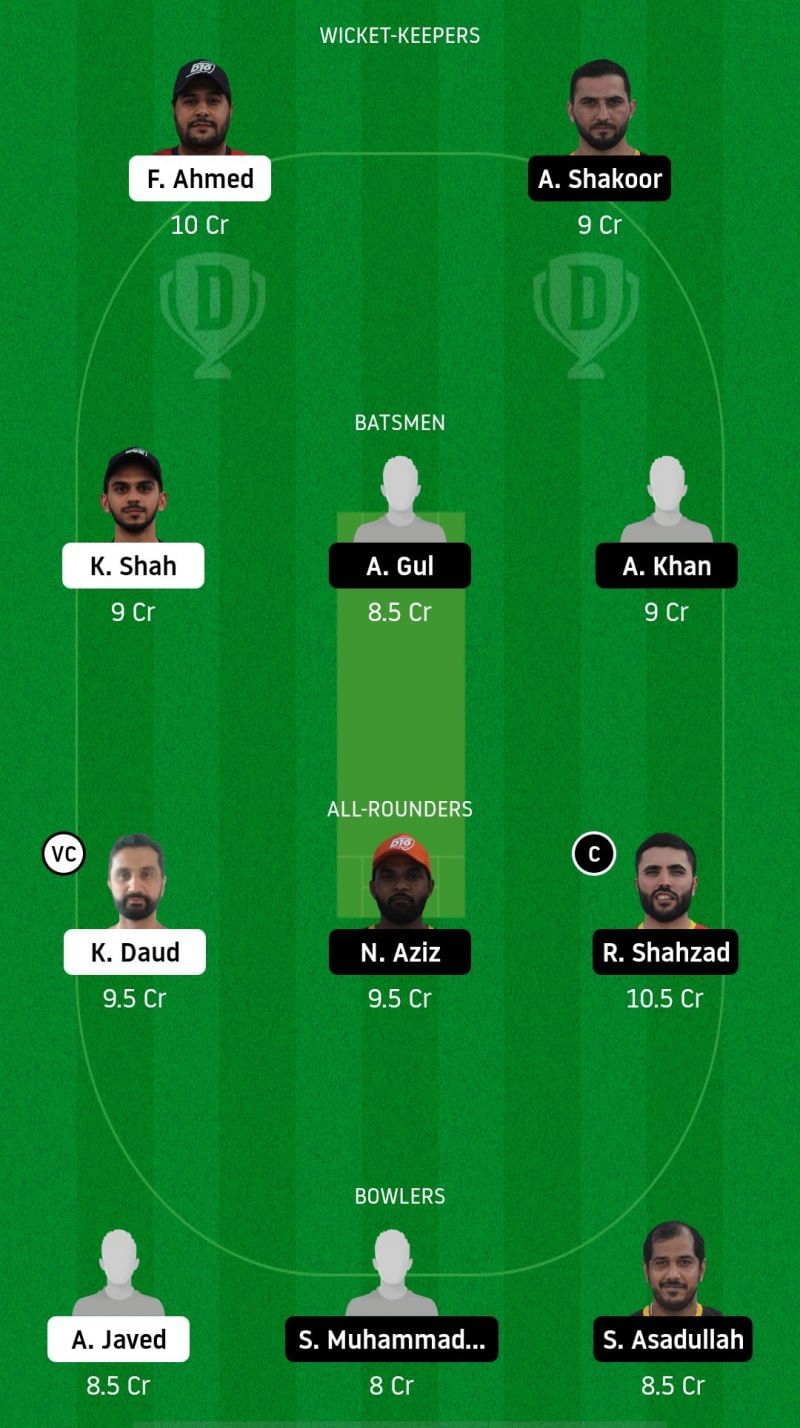 SHA v AJM Dream11 Suggestions