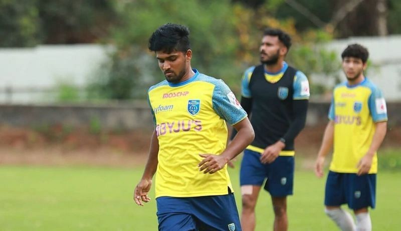 KBFC&#039;s Arjun in training Image credits: ISL Media