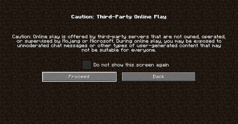 Minecraft online servers