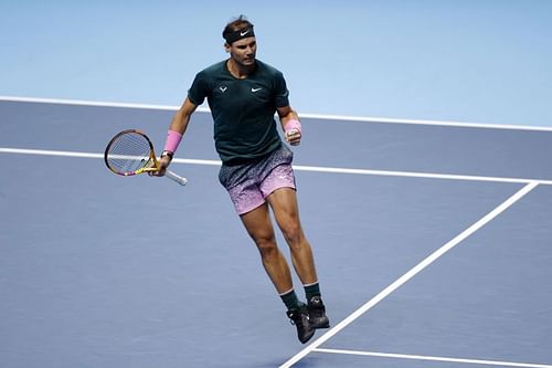 Rafael Nadal at the Nitto ATP Finals 2020