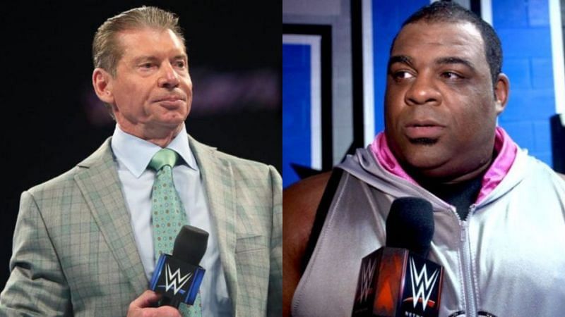 Vince McMahon (left); Keith Lee (right)