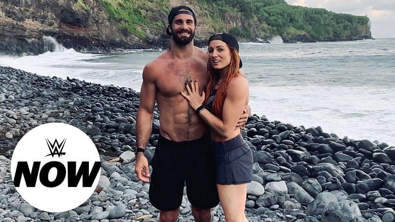 Rollins and Becky Lynch