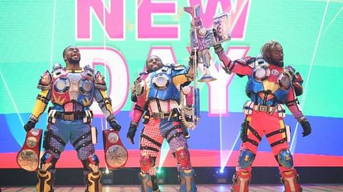 Big E accompanied Xavier Woods and Kofi Kingston at WWE Survivor Series 2020