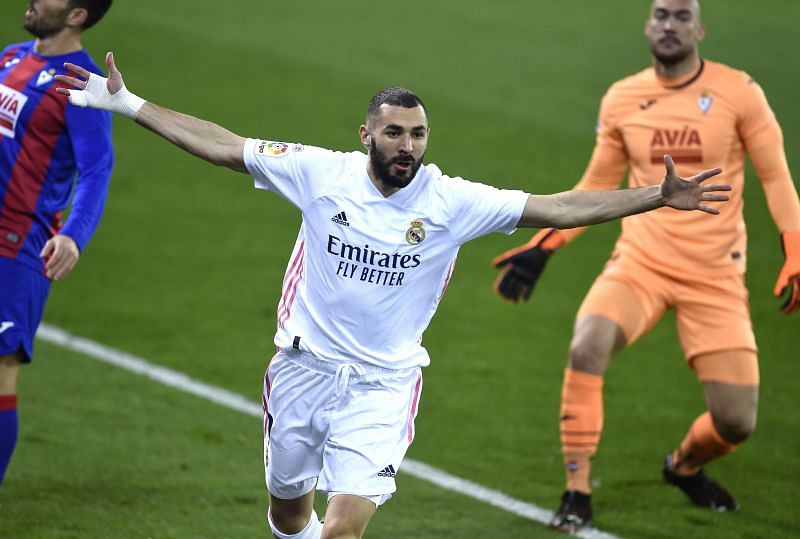 Karim Benzema in action