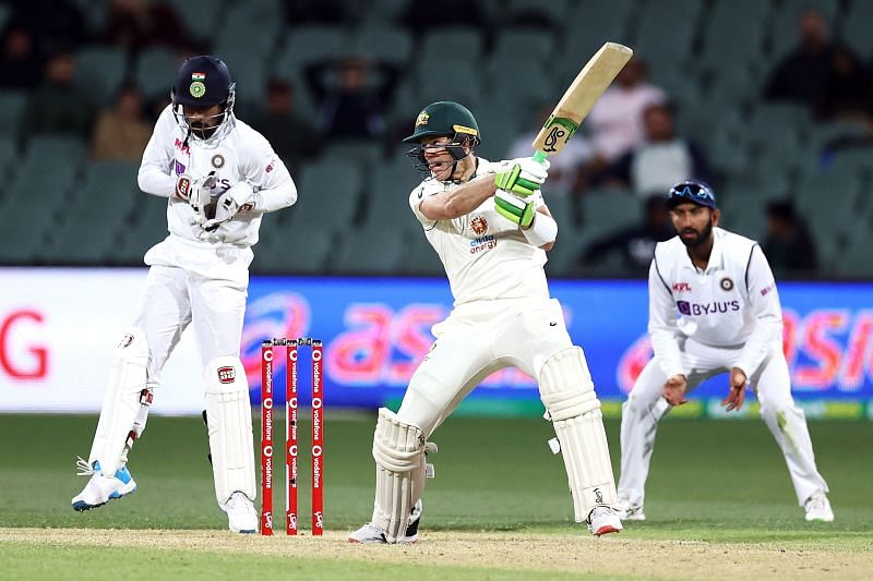 Tim Paine top scored for Australia with 73